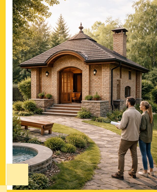 Проект кирпичной бани в Канаше от 30816 р. | ЭриданКна