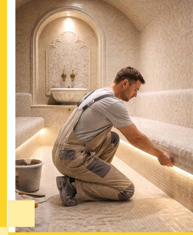 Отделка хамамов под ключ в Канаше от 5650 р. | ЭриданКна