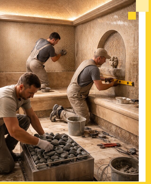 Проектирование и строительство хамама и сауны в Канаше