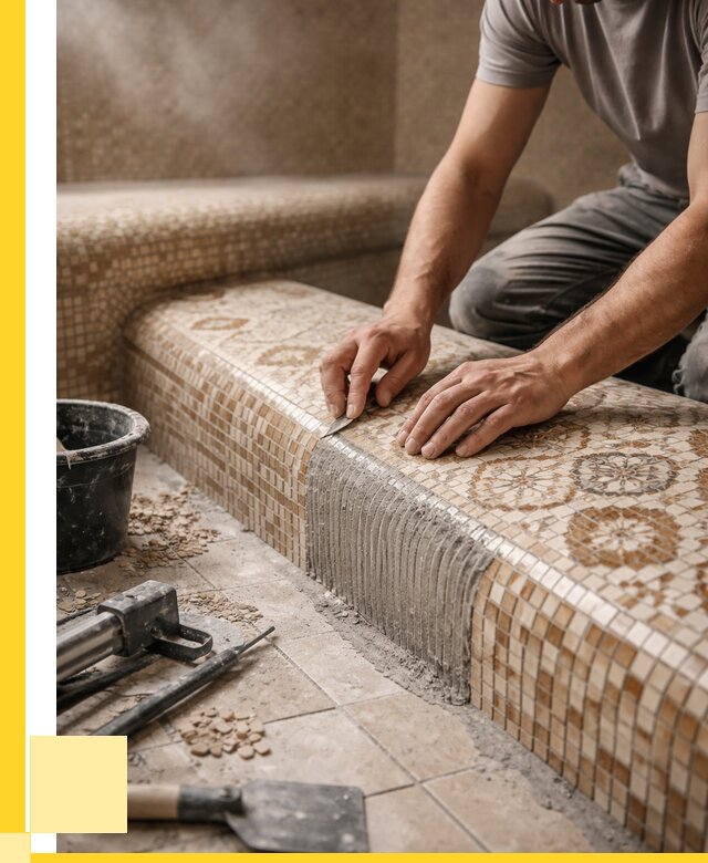 Плитка для хамама под ключ в Канаше от 3595 р. | ЭриданКна